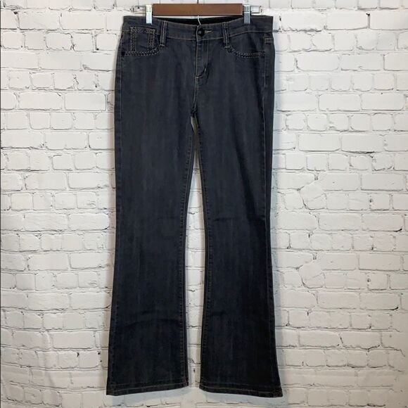 BCBGMAXAZRIA Bootcut jeans size 28 Grey Wash - Picture 1 of 10